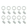 Castorama 10 Anneaux Clip Pour Barre à Rideau Anafi GoodHome ⌀16/19 mm Blanc à prix d'occasion 7