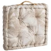 offre spéciale Castorama Coussin De Sol Banana Deco&Co Blanc Et Beige L.45 X L.45 Cm 7