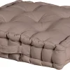 Boutique officielle Castorama Coussin De Sol Chanvre Beige L.45 X L.45 X Ep.10cm 5
