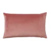 boutiqued pas cher Castorama Coussin Velvet Valgreta 30×50 Cm GoodHome Rose 5