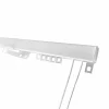 marque pas cher Castorama Double Rail à Rideaux Orciel 24×16 Cm 2,6m Blanc 7