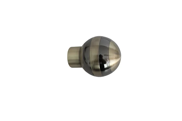 Castorama Embout Boule Pour Barre à Rideau GoodHome Bicolore 28 mm Antiki Or ultratendance 1