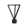 Castorama Embout Triangle Pour Barre à Rideau En Fil Fer GoodHome 19 mm Araxos Noir achat 7