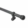 Castorama Kit De Tringle à Rideau Embout Boule GoodHome 150 cm, ⌀28mm Gris solde en ligne 5
