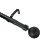 Castorama Kit De Tringle à Rideau Extensible Embout Boule Araxos GoodHome 200/330 Cm, Ø25/28mm Noir mode pas cher 5