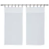 magasin en ligne france Castorama Paire De Rideau Vitrage Callaly Blanc L.45 X H.90 Cm 5
