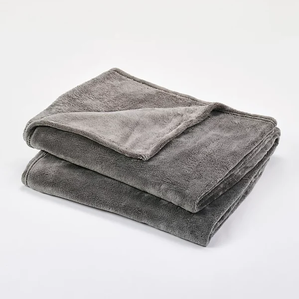 qualité d’originales Castorama Plaid GoodHome Lulu Gris 150 X 180 Cm 1