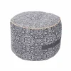 De super promotions disponibles Castorama Pouf Rond Slub Deco&Co Gris Ambroise H.30 X L.40 Cm 7