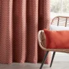 grossiste Castorama Rideau Asar Effet Jacquard 260x140cm GoodHome Terracotta 7