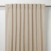magasin pour Castorama Rideau GoodHome Klama Marron Clair L.140 X H.260 Cm 7