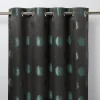Livraison internationale Castorama Rideau GoodHome Kolla Vert Noir 140 X 260 Cm 7