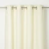 boutique en ligne Castorama Rideau GoodHome Kosti Crème L.140 X H.260 Cm 5