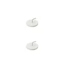 Castorama Supports Ronds Pour Barre De Vitrage Nisis GoodHome X 2 Blanc Mat grande popularité 5