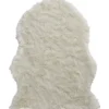 Castorama Tapis Blanc Imitation Peau De Mouton 110 X 140 Cm officiel 5