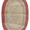 Castorama Tapis Bombay Jute Rouge Et Naturel70 X 140 Cm vente chaude 5
