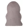 Castorama Tapis Imitation Mouton GoodHome 110 X 140 Cm Gris meilleur service 7