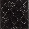 jusqu'à Castorama Tapis Shaggy Coltrane Motif Berbère L. 160 X L. 230 X Ep. 3 Cm Noir GoodHome 7