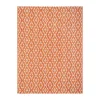 Castorama Tapis Shine 150 X 200 Cm Orange exclusivement disponibles 5