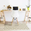 mode pas cher Castorama Tapis Vinyle Motif Graphique Beige, Orange Et Noire L.95 X L.66 Cm X Ep. 2 Mm 5