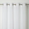 Distributeur Officiel Castorama Voilage GoodHome Mayna Blanc 140 X 260 Cm 5